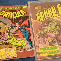 fumetti  hulk,dracula e difensori e sturmtruppen 