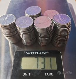 Monete Repubblica Italiana 50 lire oltre 700 gr.