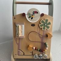 Carrello Primi Passi in Legno e Centro Attività Mo