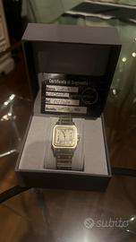 Cartier Santos Carré oro e acciaio