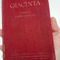 libro Giacinta - Luigi Capuana 1931