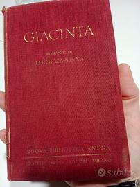 libro Giacinta - Luigi Capuana 1931