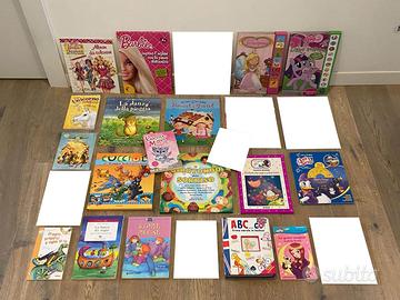 Blocco 18 Libri Bambine 4/8 anni