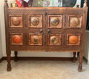 Credenza etnica Afgana massello