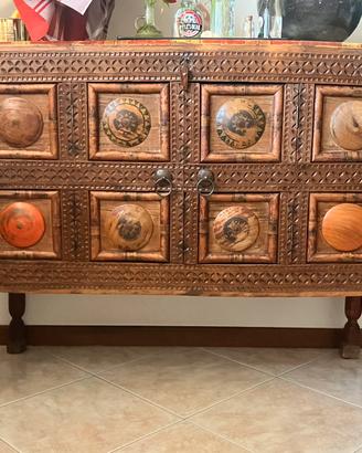 Credenza etnica Afgana massello