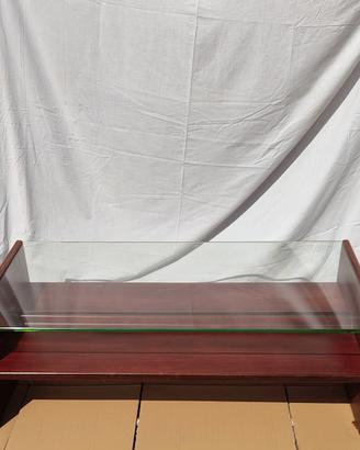 Tavolino in Legno e  Vetro temperato 