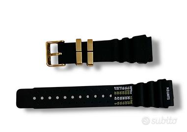 Cinturino 24mm Oro Gomma per Citizen Aqualand C022
