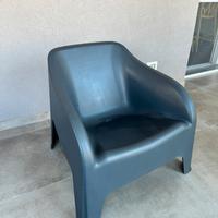 N 4 poltrone da giardino impilabili