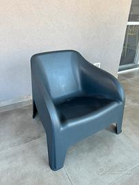 N 4 poltrone da giardino impilabili