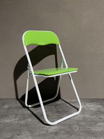 Set 4 Sedie Pieghevoli Verde Mela - NUOVE ANCORA I