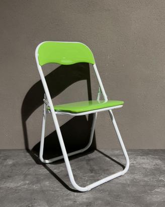 Set 4 Sedie Pieghevoli Verde Mela - NUOVE ANCORA I