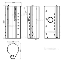 THERMOROSSI THERMOCELL 500 SILVER ACCUMULO ACQUA S