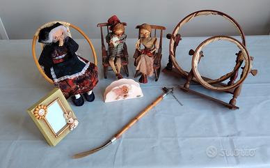 Oggettistica vintage:Telaio, Bambole, Calzascarpe