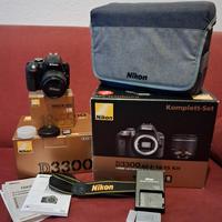 Nikon D3300 24mp 18-55 Set Completo