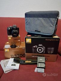 Nikon D3300 24mp 18-55 Set Completo