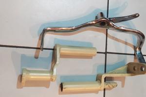 leva cambio + pedane x moto Guzzi Falcone sport