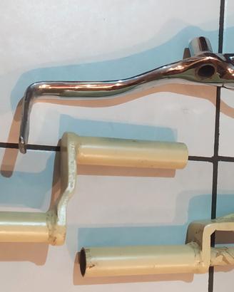 leva cambio + pedane x moto Guzzi Falcone sport