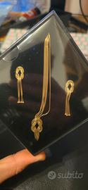 PARURE set orecchini collana Argento e oro 
