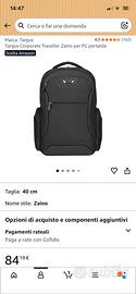 Targus Corporate Traveller Zaino per PC portatile