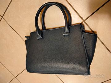 borsa blu con brillantini