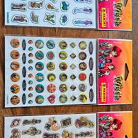 WITCH STICKERS ADESIVI 2004 panini