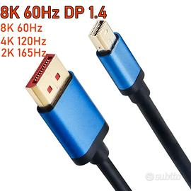 Cavo Thunderbolt 2 (Mini Displayport) 1.4 8K 4K