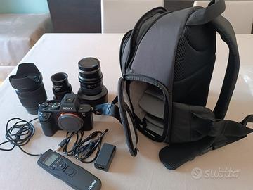 Sony Alpha 7 II (14k scatti) + 2 Obiettivi + Acc.