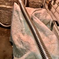 Tubo scarico stufa diam 80 x 1 mt