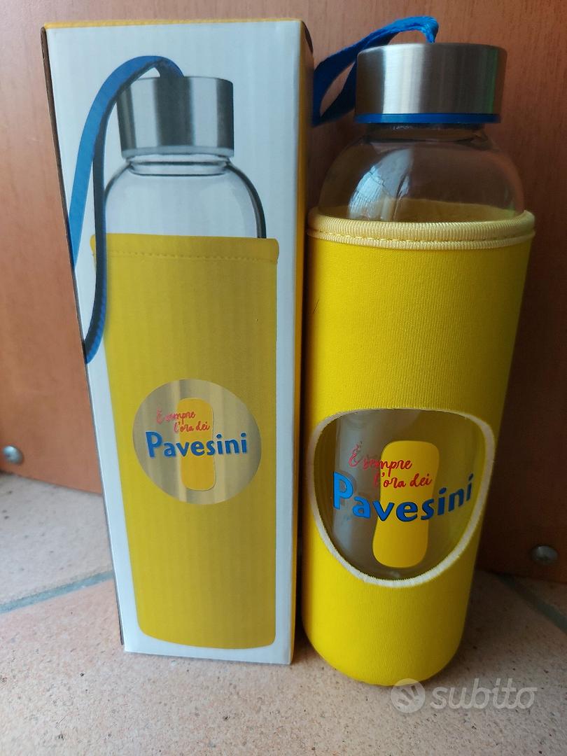 Borraccia in vetro 500 ml con custodia - Pavesini Barilla