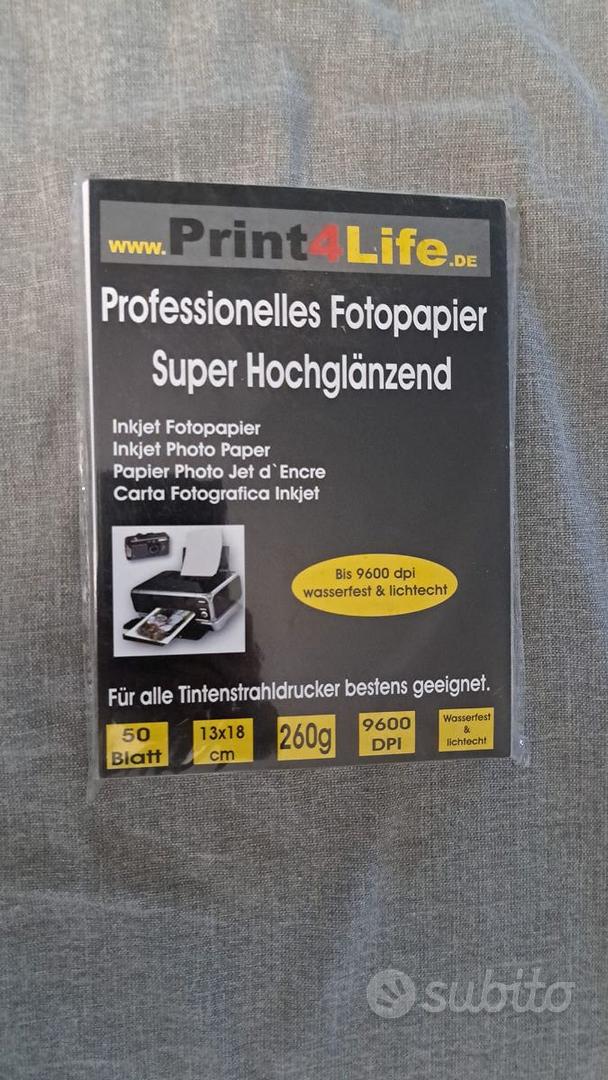 320 fogli di carta fotografica inkjet 13x18 cm - Fotografia In vendita a  Milano