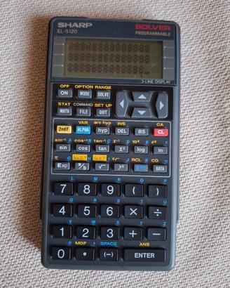 sharp el5120 calcolatrice programmabile rara 