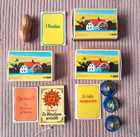 Lotto 3 giochi MULINO BIANCO vintage anni 80