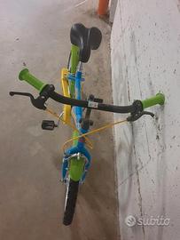 bici bambino Mickey Mouse Disney soccer + rotelle