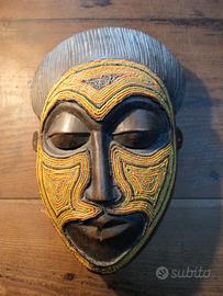  antica maschera africana h.31