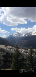 Inverno a sciare in val di Susa