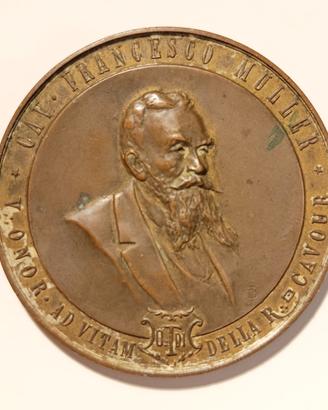 Medaglia Massonica Cav. Francesco Muller 1863-1903