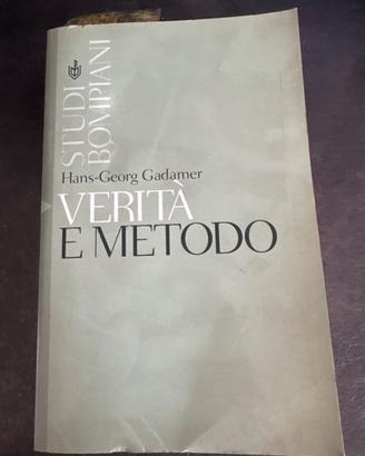 Verità e metodo libro di Gadamer