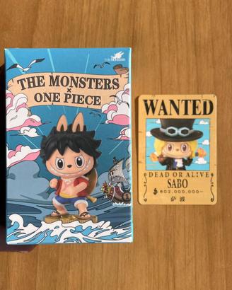 One Piece Sabo PopMart Labubu - Nuovo Sigillato