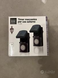 N 2 Prese Timer da esterno/ Intern 24h