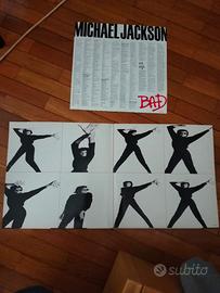 Michael Jackson bad 33 giri in vinile 