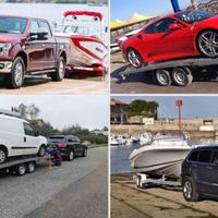 TRASPORTO TRAINO barche auto moto imbarcazioni car