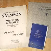 Minicollezione depliant storici motori aerei