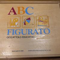 ABC FIGURATO - Giocattolo educativo in legno     