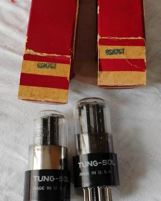 2 valvole 6SN7 GT tungsol 