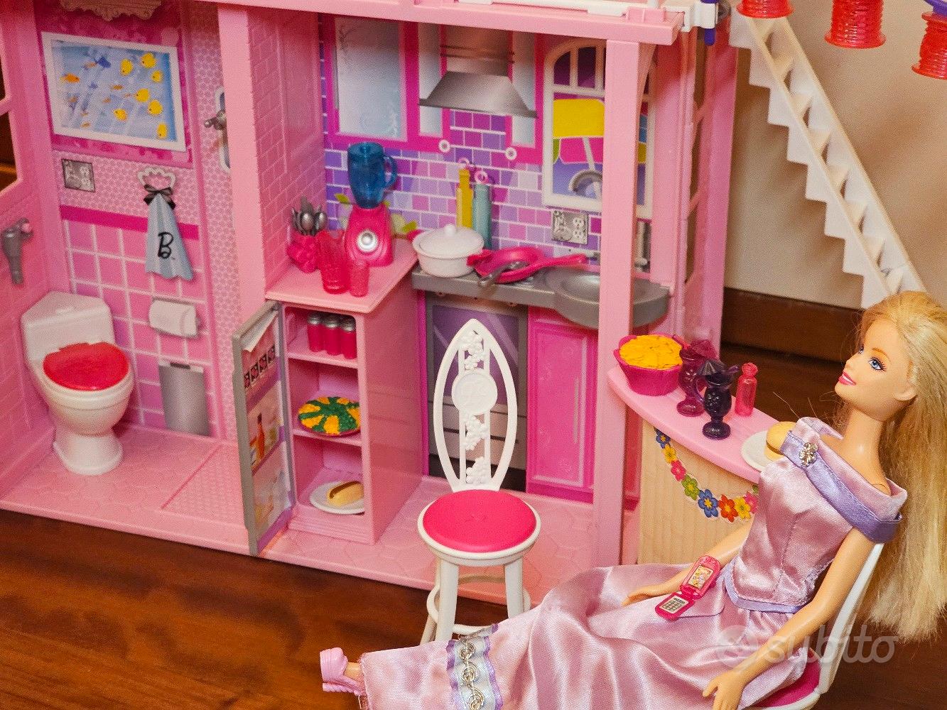 Barbie Casa 2 Andares glam Glamour com Boneca - Pirlimpimpim