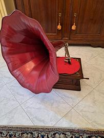 grammofono antico  victor funzionante 