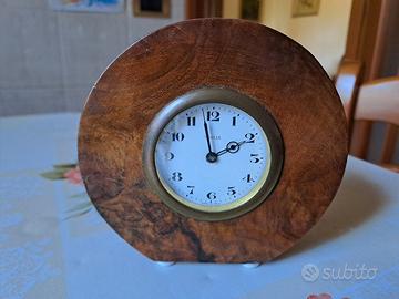 Sveglia vintage Veglia in legno 