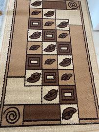 Tappeto beige e marrone