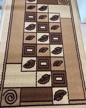 Tappeto beige e marrone