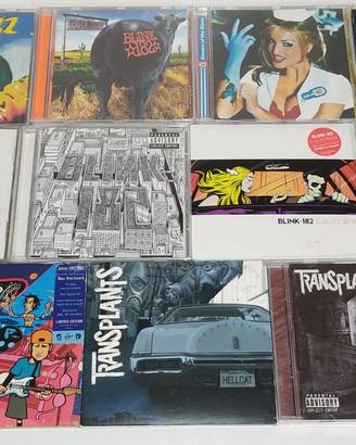 Cd pop-punk di Blink 182 Trasnplants +44 e Sum 41